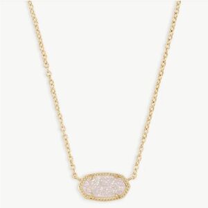 Kendra Scott Elisa necklace pink drusy